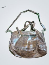 Unbranded Crocodile Embossed Leather Tote Bag