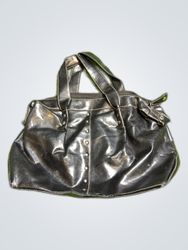 Unbranded Black Studded Faux Leather Tote Bag