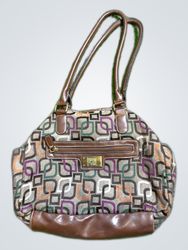 Coach Geometric Pattern Tote Bag