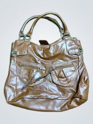 emilie m. Brown Leather Handbag
