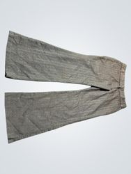Gray Striped Pants