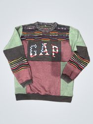 Upcycled GAP Patchwork Graphic Sweatshirt
