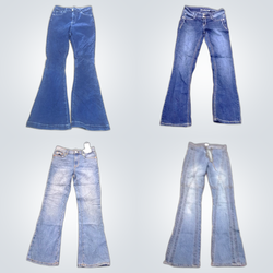 Y2k Blue flared jeans