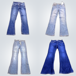 Y2k Blue flared jeans