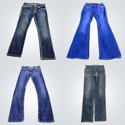 Y2k secy flared jeans