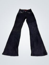 Black Embroidered Jeans