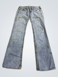 True Religion Distressed Bootcut Jeans