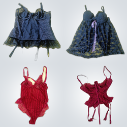 Y2k bikni & baby doll bundle