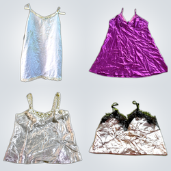 Y2K Wight slip tops & dress