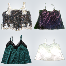Y2K lace trim tops bundle