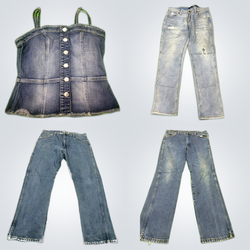 Denim jacket & denim jeans bundle