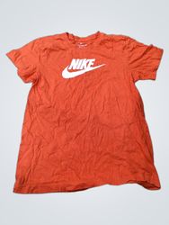 Nike Orange Swoosh T-Shirt