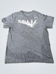 Nike Grey T-Shirt with B.E.A.S.T. Logo