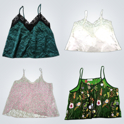 Y2K lace trim tops bundle