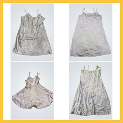 Y2k silk sexy grey dress  bundle