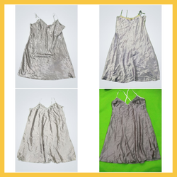 Y2k silk sexy grey dress  bundle