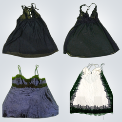 Y2k Boux avenue ensemble de robes en soie