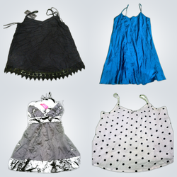 Y2k New Look silk & mesh dress & tops