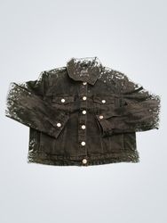 Zara Black Denim Jacket