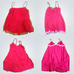 Ensemble de robes sexy rouges Y2k
