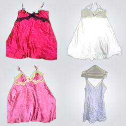 Y2K presence silk dress bundle