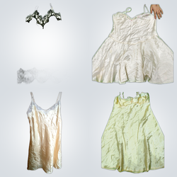 Y2k yellow party dress bundle