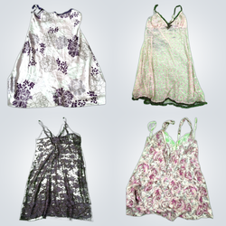 Y2k Lace trim dress