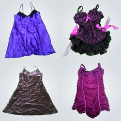 Y2k party & silk dress bundle