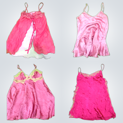 Lot de robes sexy roses Y2k