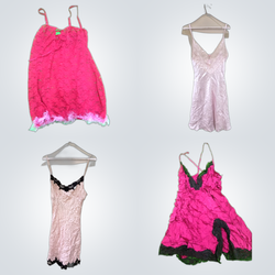 Y2k pink party dress bundle