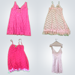 Y2k pink party dress bundle