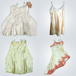 Y2k yellow party dress bundle
