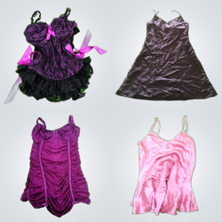 Y2k party & silk dress bundle