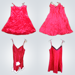 Ensemble de robes rouges sexy Y2k