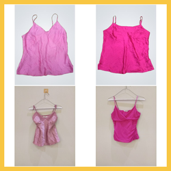 Y2k pink Sexy cami tops bundle
