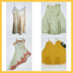Y2k yellow party dress bundle