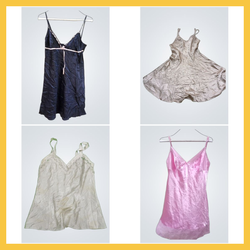 Y2k Sexy silk dress bundle