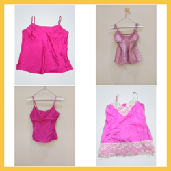Y2k pink Sexy cami tops bundle