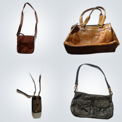 4 pieces Fossil Vintage  hand bag