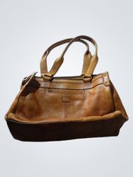Fossil Leather Tote Bag