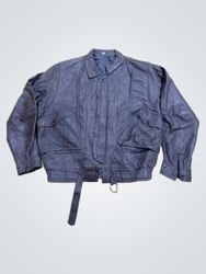 Gray Leather Jacket