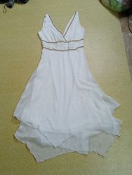 Speechless White Layered Dress Size 5