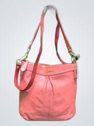 Coach Pink Leather Shoulder Bag