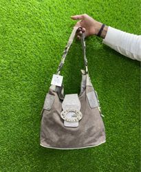 Gray Handbag