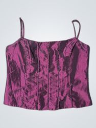 Rockmans Women's Size 14 Purple Spaghetti Strap To..