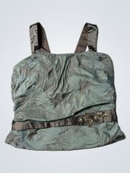 Linea Raffaelli Embellished Brocade Top