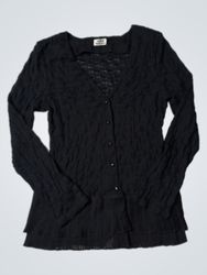 Holly Bracken Black Textured Cardigan