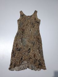 Women's Sleeveless Animal Print Dress