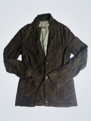 D&G Dolce & Gabbana Brown Suede Blazer