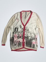 Cop. Copine Cardigan with Graphic Print